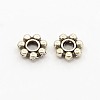 Tibetan Style Alloy Spacer Beads TIBEB-S039-024AS-NR-2