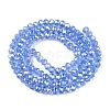 Electroplate Glass Beads Strands EGLA-A044-T3mm-B14-3