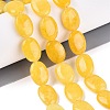 Dyed Natural White Jade Beads Strands G-N370-01A-13-1