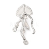 Resin Jellyfish Chandelier Component Links PALLOY-D019-12P-02-2