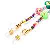 Glass Seed Beads Eyeglasses Chains AJEW-EH00383-04-5