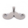 201 Stainless Steel Enamel Pendants STAS-S110-075L-2