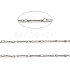 Tarnish Resistant 304 Stainless Steel Rectangle Link Chains CHS-G025-11P-2