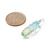 Glass Pendants PALLOY-JF01741-02-4
