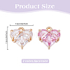 12Pcs 2 Colors Brass Charms KK-HY0004-08-2