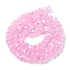 Baking Electroplate Glass Beads Strands DGLA-A039-J6MM-B16-2