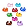 Transparent Glass Enamel Beads LAMP-V001-08-1
