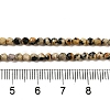 Natural Dalmatian Jasper Beads Strands G-Z068-B07-01-5