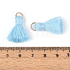 Polycotton(Polyester Cotton) Tassel Pendant Decorations X-FIND-S280-11-3