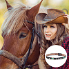 6Pcs 6 Style Imitation Leather Southwestern Cowboy Hat Band FIND-NB0004-58-6