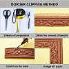 Self-Adhesive XPE Grain Contact Paper DIY-CP0011-17G-5
