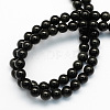 Natural Obsidian Round Beads Strands G-S156-6mm-2
