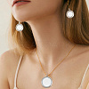 DIY Blank Floating Charm Necklace Making Kit DIY-DR0001-18-7