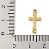 Ion Plating(IP) 201 Stainless Steel Connector Charms STAS-S146-08G-3