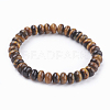 Natural Tiger Eye Beads Stretch Bracelets BJEW-JB03376-04-1