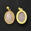 Natural Rose Quartz Pendants G-H286-07G-05-3