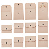 12Pcs 4 Styles Portable Felt Card Cover Bag ABAG-GA0001-21D-1