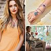 Braided Waxed Cotton Thread Cords Macrame Pouch Necklace Making AJEW-SW00021-6
