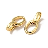 Brass Spring Gate Rings KK-J301-04G-3