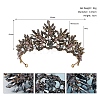Alloy Rhinestone Hair Bands  for Woman Girls PW-WGA69DD-23-1