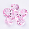 Transparent Acrylic Pendants X-TACR-Q260-C-V03-1