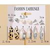 Alloy & Plastic Pearl Earring Sets WG17A46-31-1