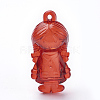Transparent Acrylic Big Pendants TACR-T002-11-4