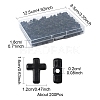 200Pcs Opaque Acrylic Beads SACR-FS0001-40B-4