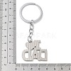 Father's Day Alloy Enamel Keychains LS-KEYC-P020-A02-3
