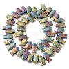 Electroplate Glass Beads Strands EGLA-C007-05D-2