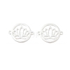 925 Sterling Silver Hollow Connector Charms STER-A046-01S-1