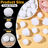 24Pcs 2 Styles Wool Soft Pompom Ball DIY-SC0031-39-2