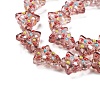 Handmade Bumpy Glass Beads Strands LAMP-F032-08C-3
