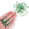 Transparent Colours Luster Glass Bugle Beads SEED-N005-001-A07-5
