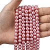 Eco-Friendly Glass Pearl Beads Strands HY-A008-8mm-RB109-6