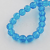 Transparent Glass Bead Strands GLAA-R095-8mm-11-2