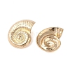 Conch Alloy Stud Earrings for Women EJEW-A112-07KCG-3