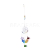 Crystals Chandelier Suncatchers Prisms Chakra Hanging Pendant AJEW-Q142-01-3