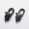 304 Stainless Steel Lobster Claw Clasps STAS-F148-18x8.5-08B-1