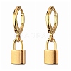 Brass Huggie Hoop Earrings X-EJEW-JE04208-05-2