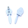 Iron Invisible Zipper Pull Slider Head IFIN-WH0057-09I-1