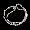 Electroplate Transparent Glass Beads Strands LS-EGLA-P061-04C-AB16-3