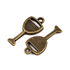 Tibetan Style Alloy Pendants TIBE-B003-02AB-2