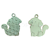 Golden Plated Alloy Enamel Pendants ENAM-L049-01G-03-2