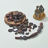 Mixed Antique Style Acrylic Beads/Pendants MACR-YW0001-34-5