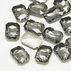 Pointed Back Glass Rhinestone Cabochons RGLA-T079-13x18mm-03-1