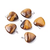 Natural Tiger Eye Pendants G-G956-B42-FF-1