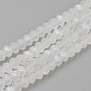 Electroplate Glass Beads Strands EGLA-S141-6mm-01E-1
