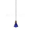 Pointed Glass Ceiling Fan Pull Chain Extenders PW-WG9165C-03-1
