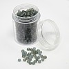 1 Box Frosted Transparent 6/0 Glass Seed Beads DIY Loose Spacer Mini Glass Seed Beads SEED-X0009-6-M26-B-2